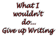 give up writing